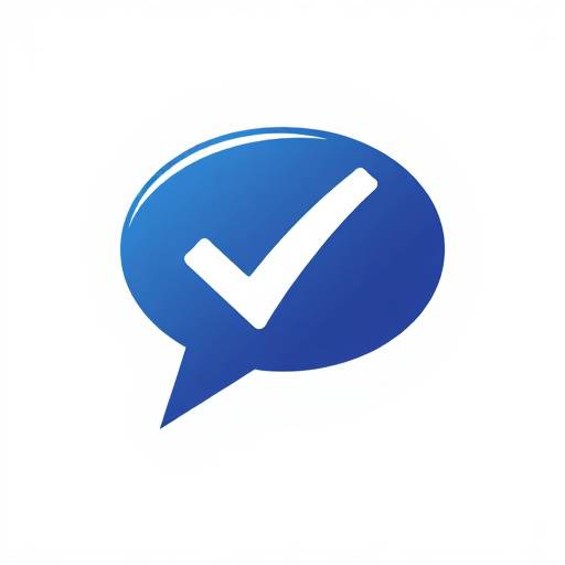 InterviewPrepPro Logo: A stylized speech bubble with a tick inside.